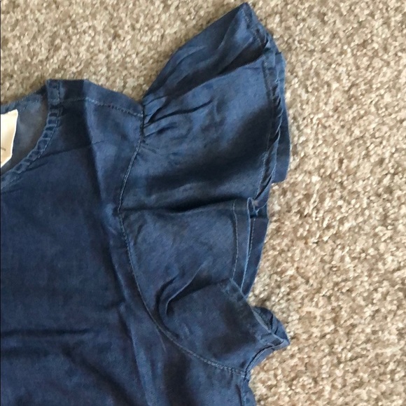 Harper XXS Denim Top NWT - Picture 3 of 4